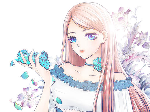 少女插画练习