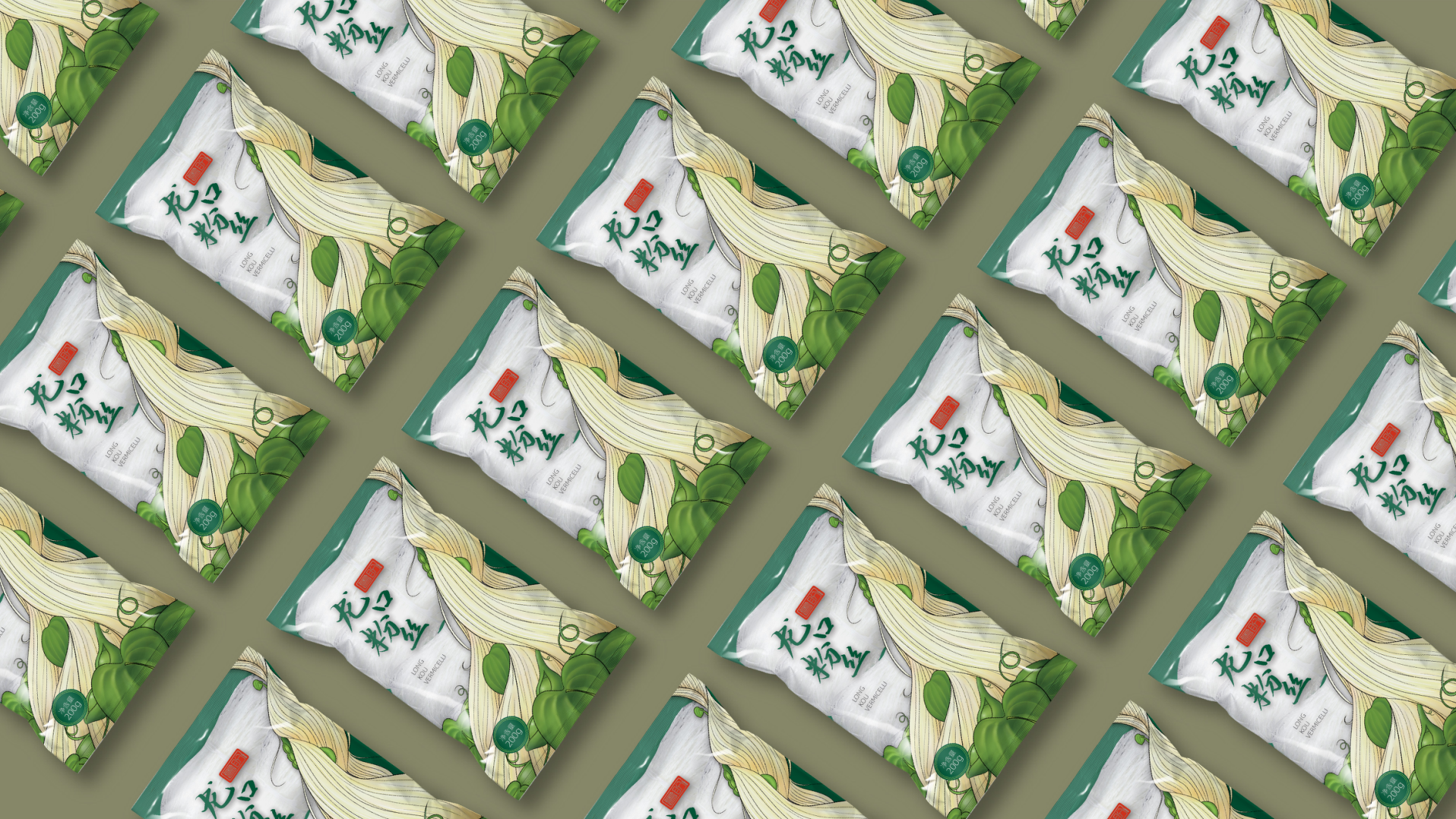 包装设计--龙口粉丝红薯宽粉包装设计