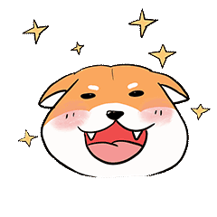 微信表情包原创设计动画动效动画小狗中华田园犬柴犬