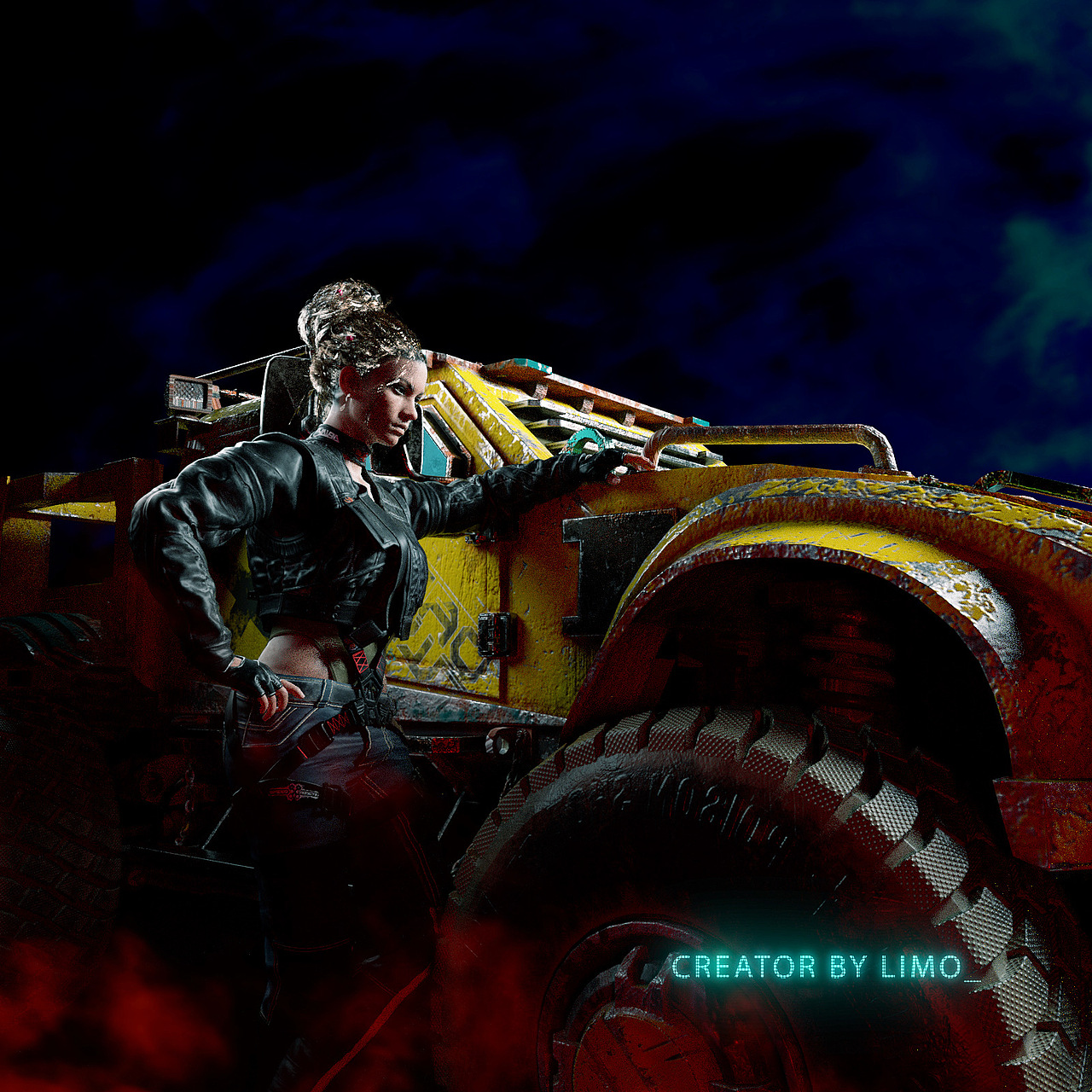 渲染练习（图ZMjQ0NDE5NTQw） - 人物/生物 - 站酷设计师vjlimo原创素材 - 站酷ZCOOL