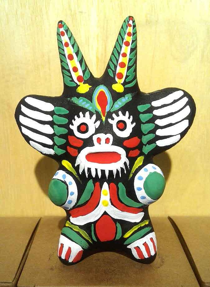 泥泥狗.民间手工彩塑作品.塑新斋潘纪坤