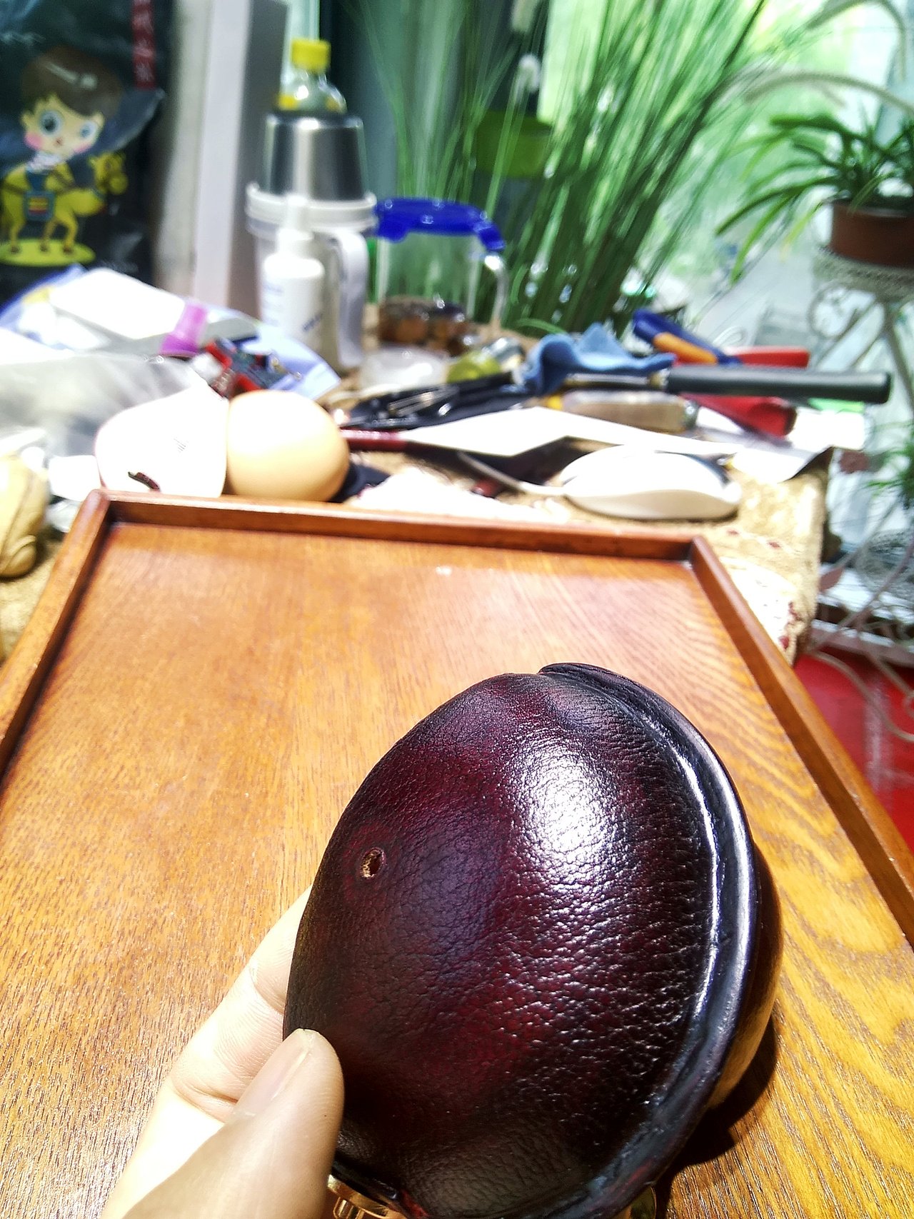 旋转门圆形零钱包,耳机包