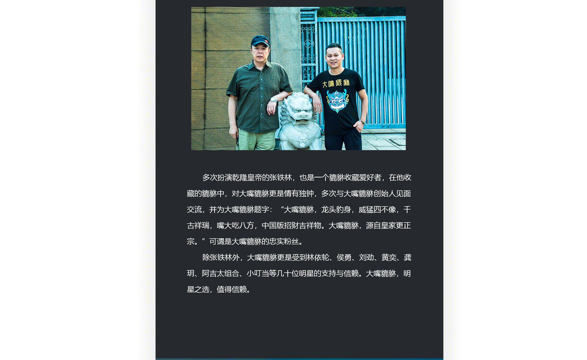 大嘴貔貅-网页设计（图ZMTQ3MjA5NjA4） - 企业官网 - 站酷设计师子衿视觉原创素材 - 站酷ZCOOL