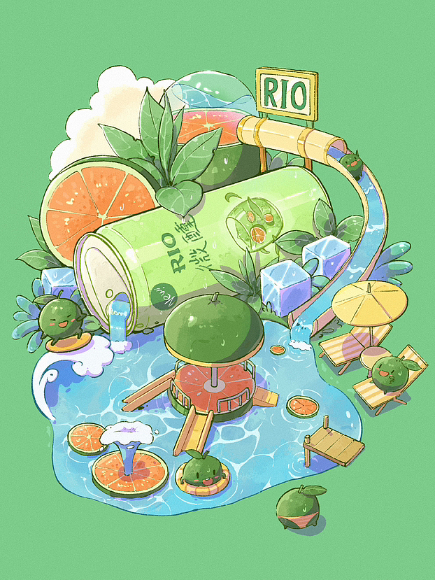 场景插画大杂烩（2023篇）（图ZMzYxODM3MzE2） - 商业插画 - 站酷设计师无聊铅笔头原创素材 - 站酷ZCOOL