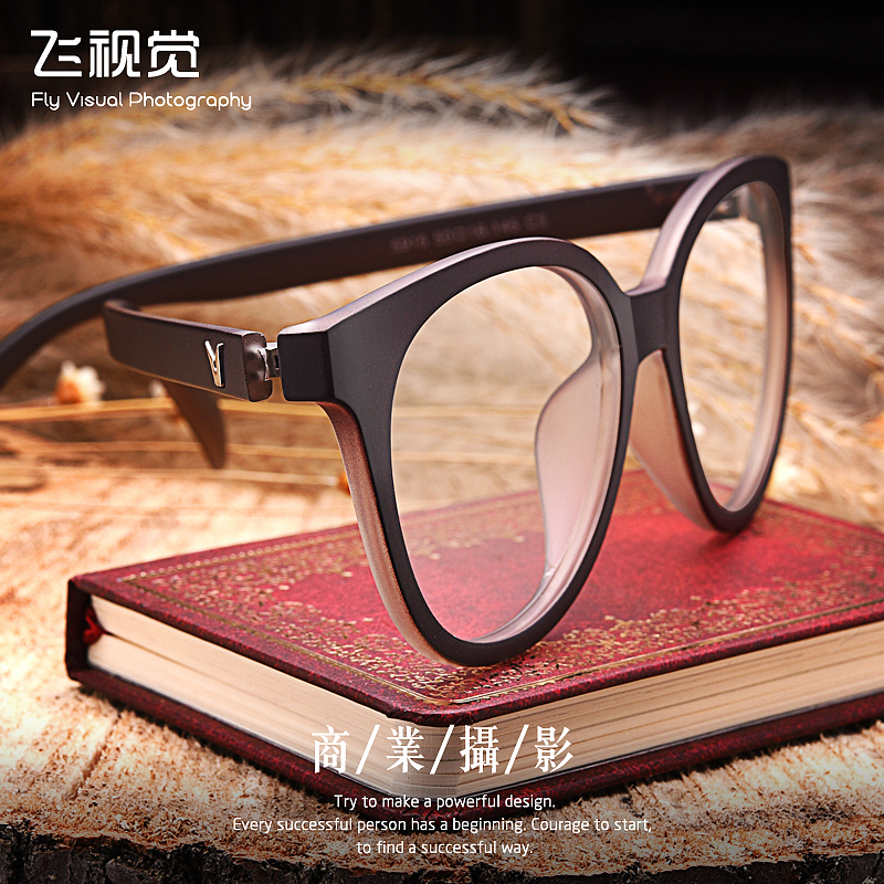 淘宝天猫首页设计复古眼镜主图修图拍摄