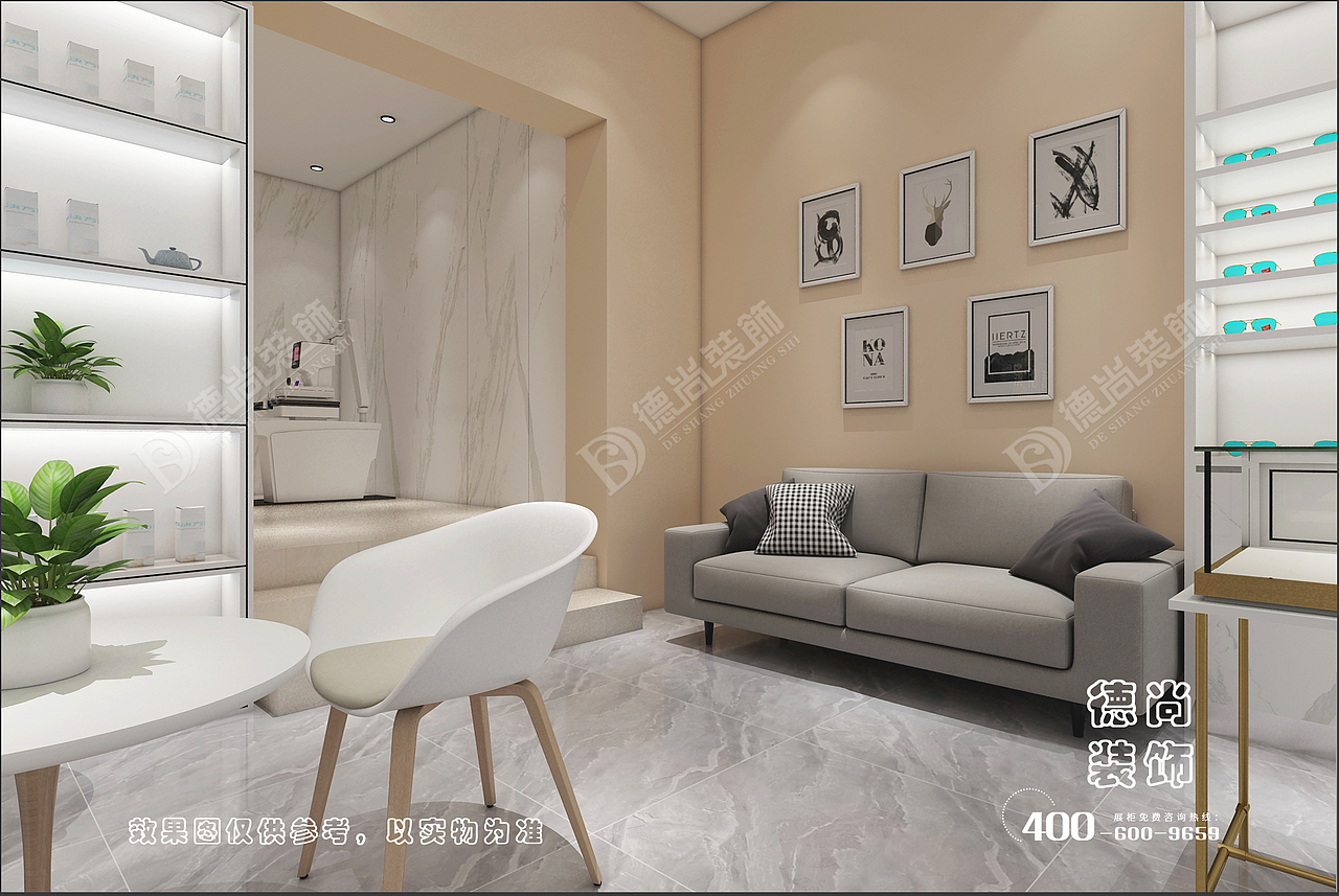 简约眼镜店装修设计，眼镜展示柜台定制店面装修布局（图ZMjY5MjczNTE2） - 其他空间 - 站酷设计师德尚哟原创素材 - 站酷ZCOOL