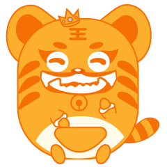 小老虎微信表情包（图ZMjU2ODIzNzQ4） - IP形象 - 站酷设计师蓝色火焰love原创素材 - 站酷ZCOOL