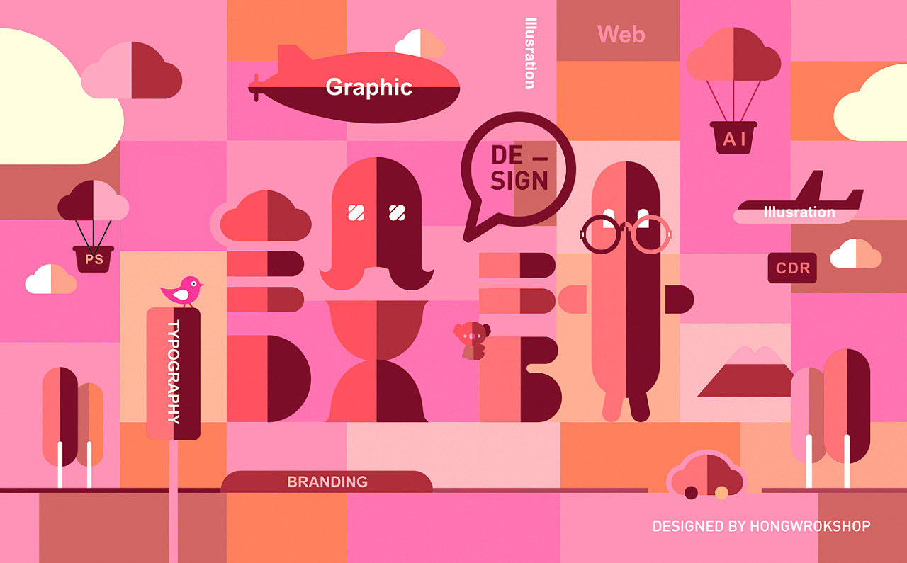 现代潮流感字体设计|平面|字体/字形|typeschool_原创作品-站酷zcool