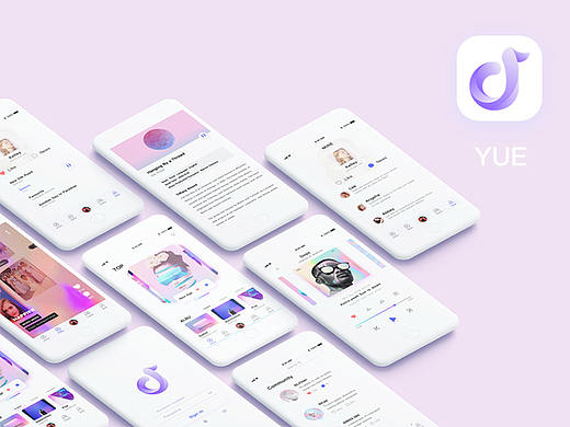 YUE概念型音乐APP设计