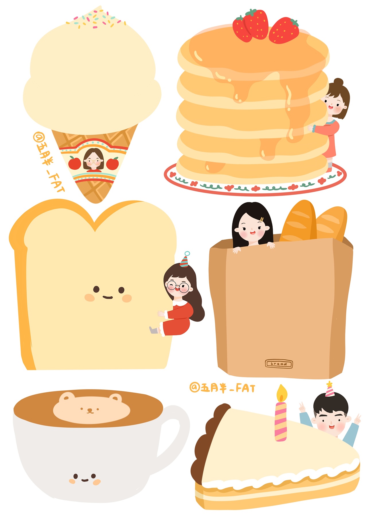 小便签|插画|艺术插画|moonsy_原创作品-站酷zcool