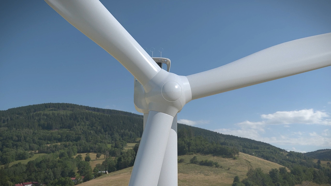 3d风车动画 AE合成