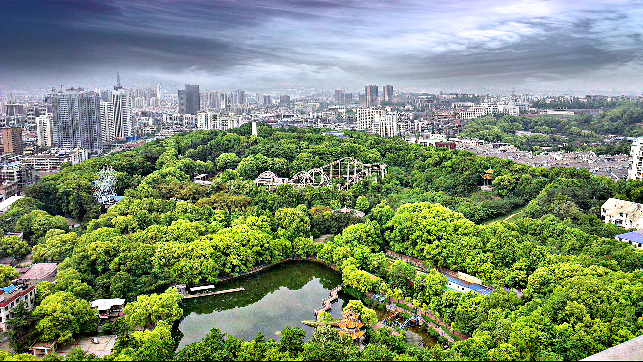 宜昌市全景图图片