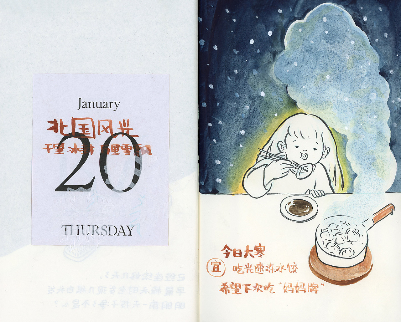 2022年1月合辑:蘑菇PIU的日常手账