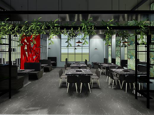 蛟龙港网红火锅店