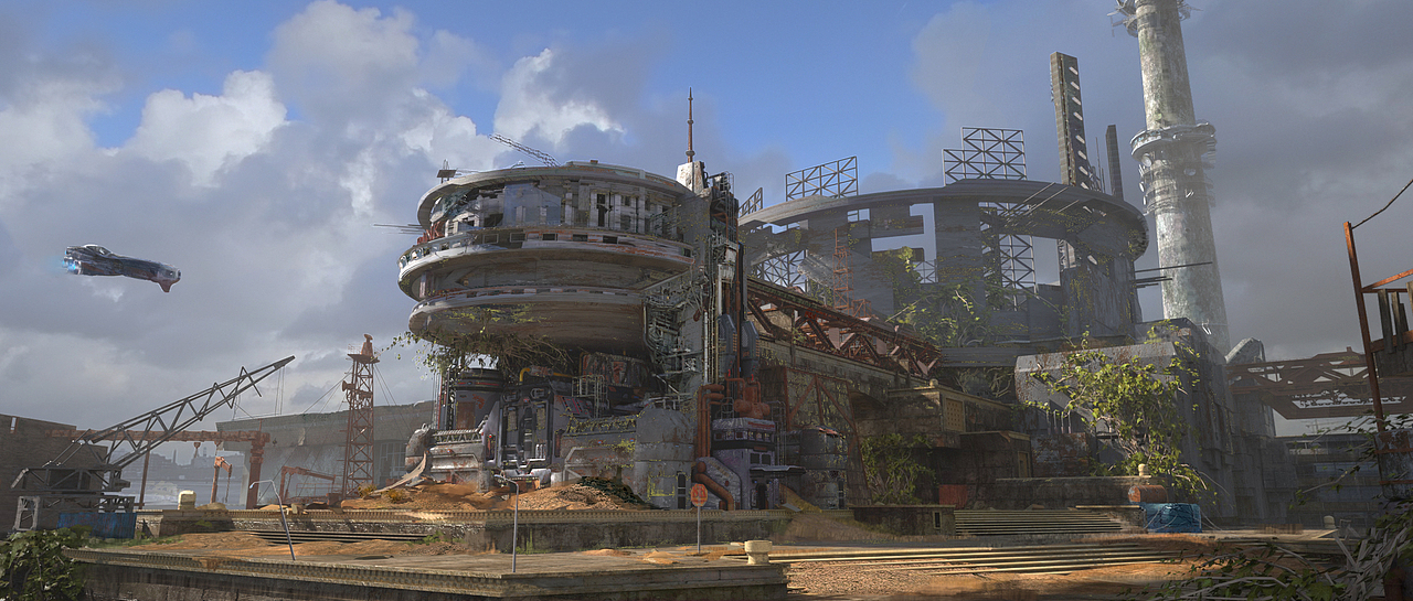 科幻废墟（图ZMTgxMDAzMzMy） - 概念设定 - 站酷设计师李明洁原创素材 - 站酷ZCOOL