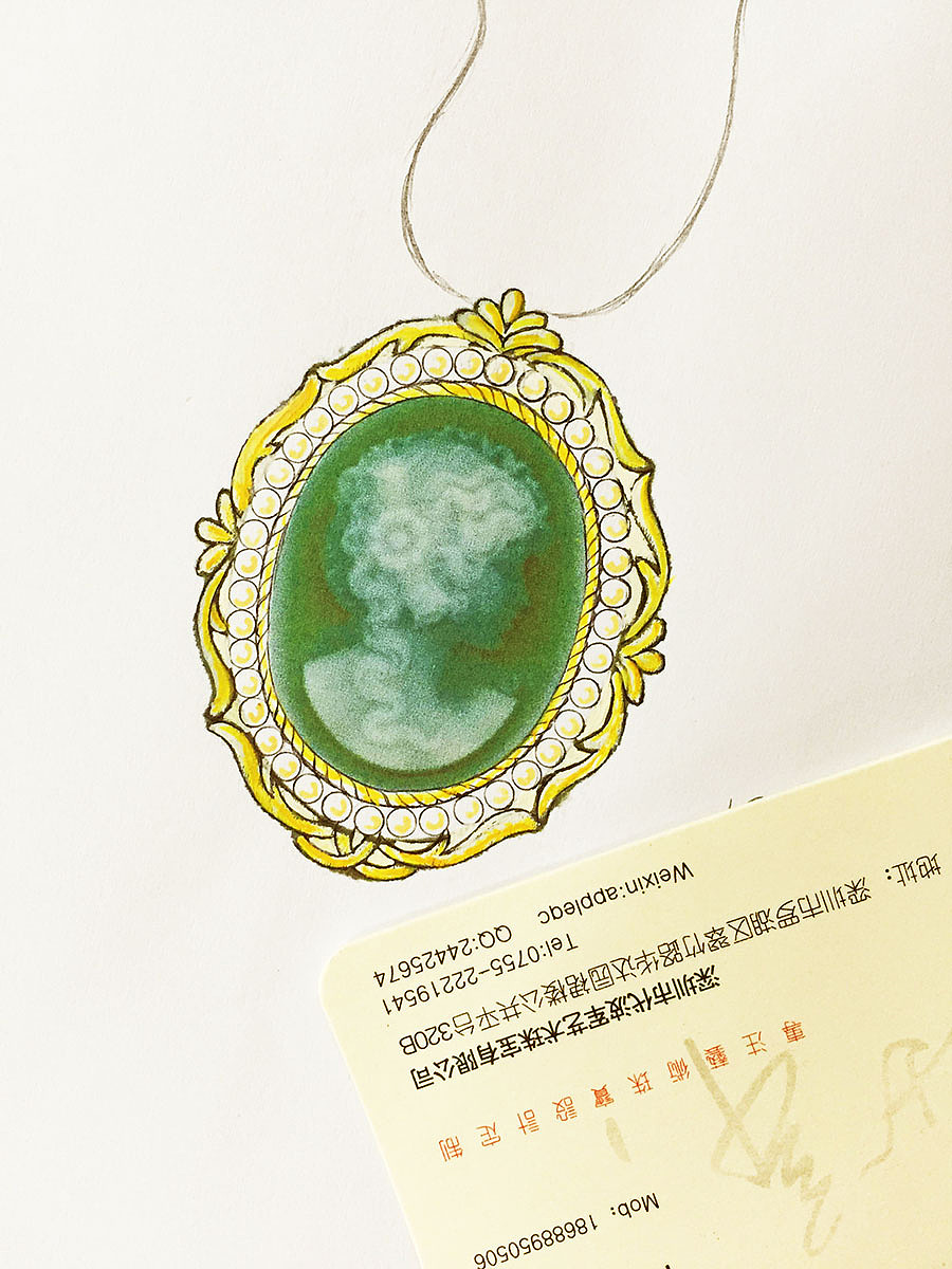 把风景、油画、童话引入到珠宝设计中（图ZNDI5NjIyODg=） - 首饰设计 - 站酷设计师代波军艺术珠宝原创素材 - 站酷ZCOOL