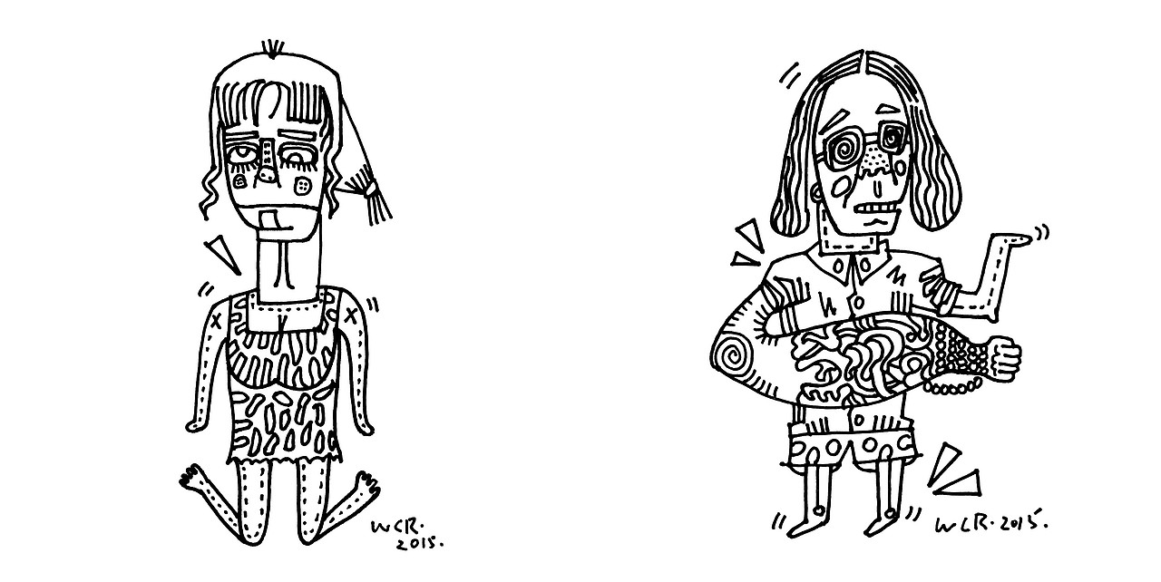 FaceDoodle│怪相涂鸦（图ZNjQ1ODE4MDA=） - 艺术插画 - 站酷设计师王晨睿原创素材 - 站酷ZCOOL