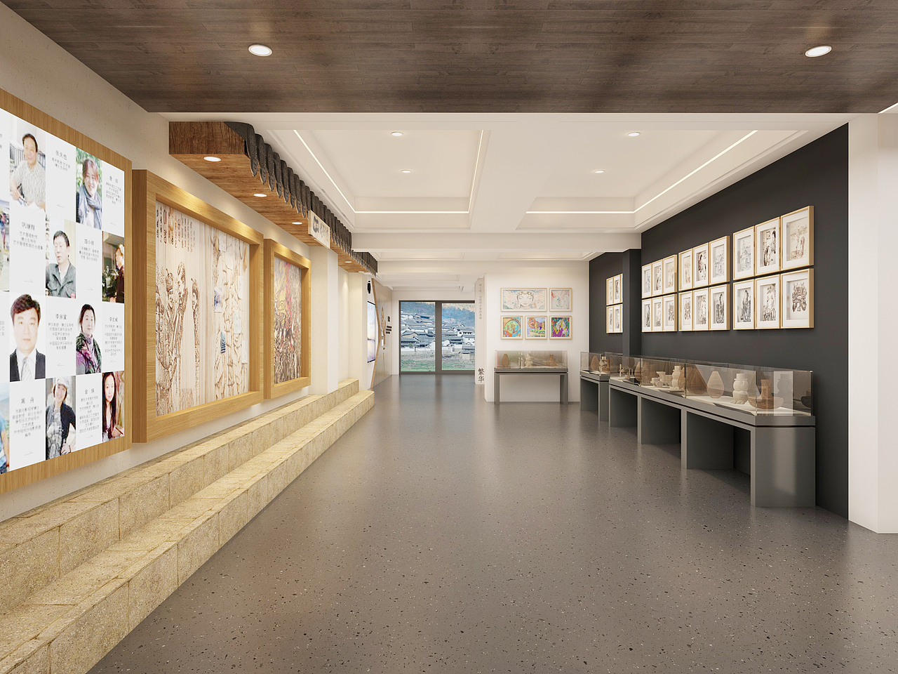彝族中学展馆 少数名族学校文化展览展厅（图ZMzAyMzk3OTI0） - 建筑/空间 - 站酷设计师承接各种设计原创素材 - 站酷ZCOOL