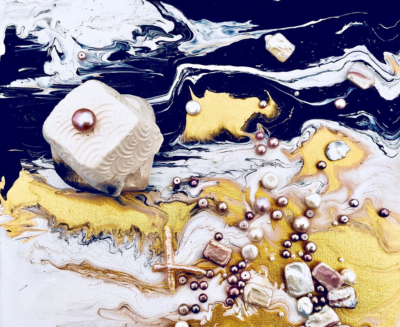 北溟珍珠系列之「妆奁」7系 「玄霜」