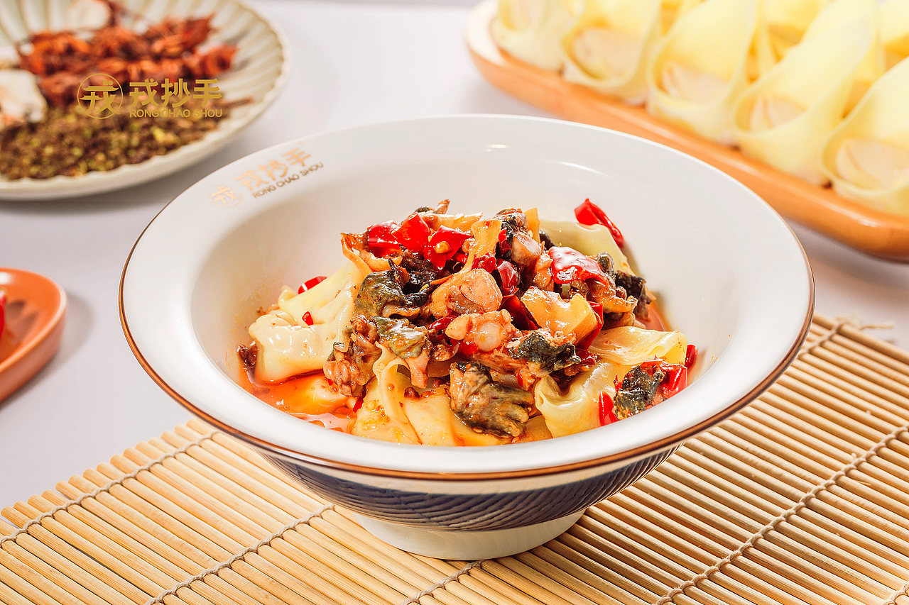 美食拍摄案例-戎抄手品牌