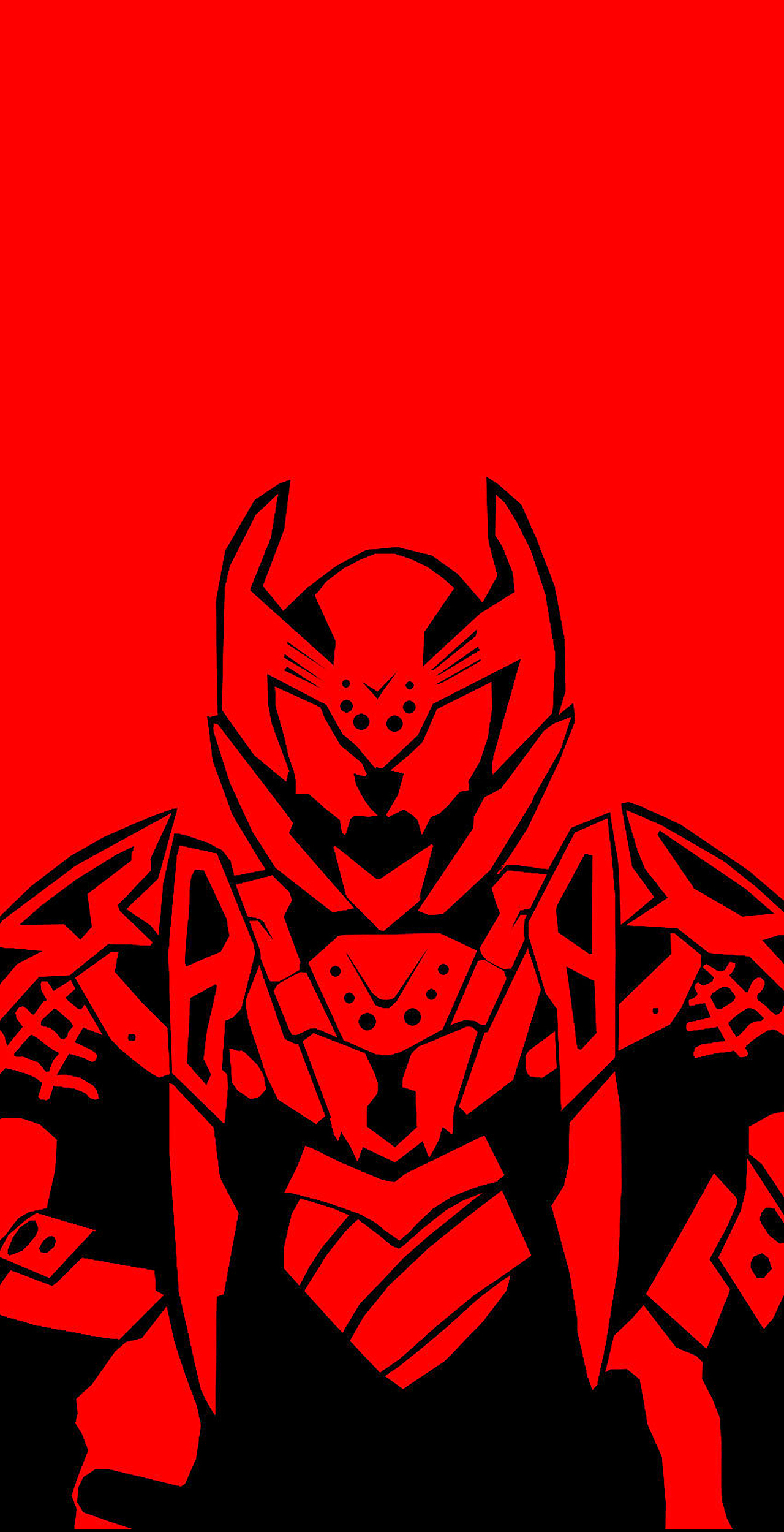 假面骑士黑白剪影