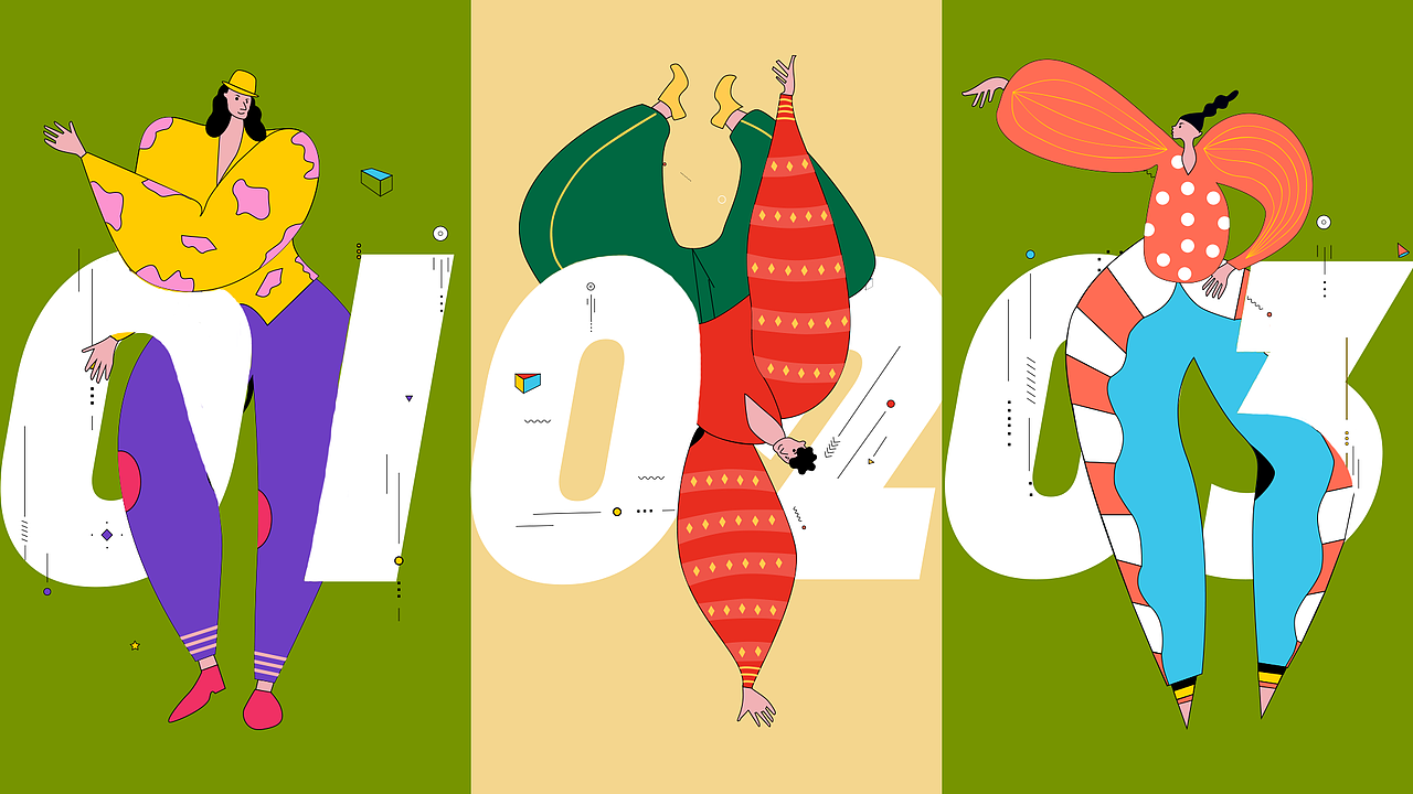 扁平插画（图ZMjAxNTg2MjA0） - 商业插画 - 站酷设计师圆圆v原创素材 - 站酷ZCOOL