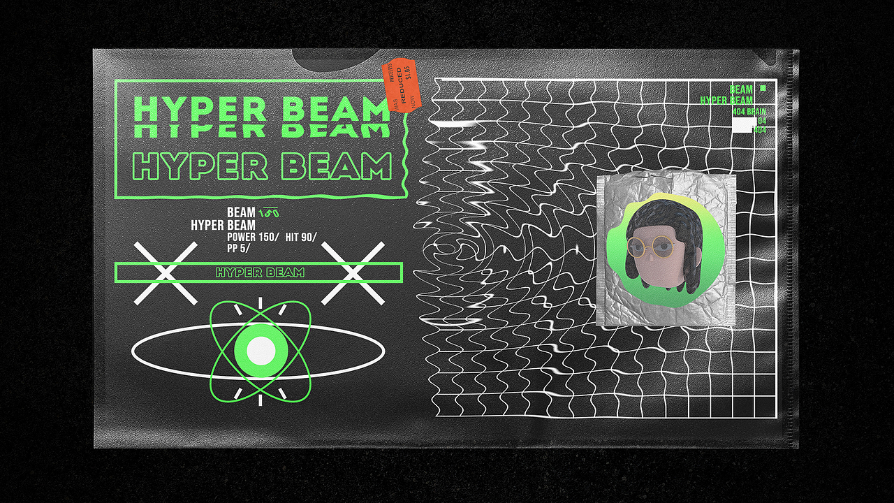 破坏死光/Hyper Beam_ 会心一击 X 效果拔群（图ZMjMyMTQwOTk2） - 海报 - 站酷设计师破坏死光原创素材 - 站酷ZCOOL