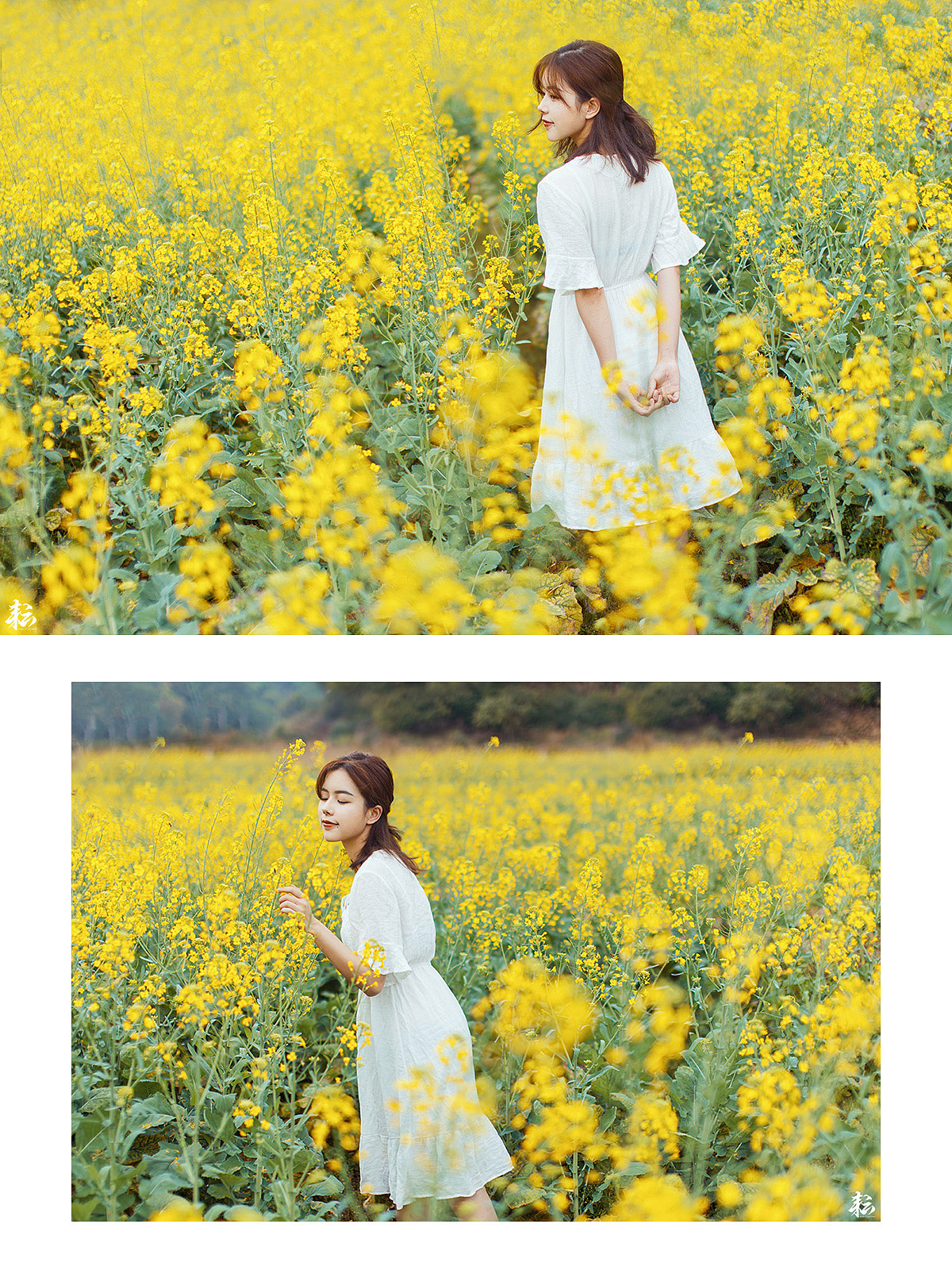 一起去看油菜花吧（图ZMTA2OTU3OTYw） - 人像摄影 - 站酷设计师耘小野原创素材 - 站酷ZCOOL
