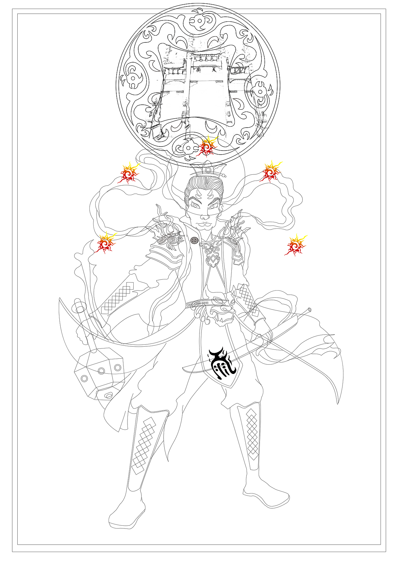 泰山石敢当文创产品（图ZMjE5NTUyNzEy） - 图案 - 站酷设计师Z12712863原创素材 - 站酷ZCOOL