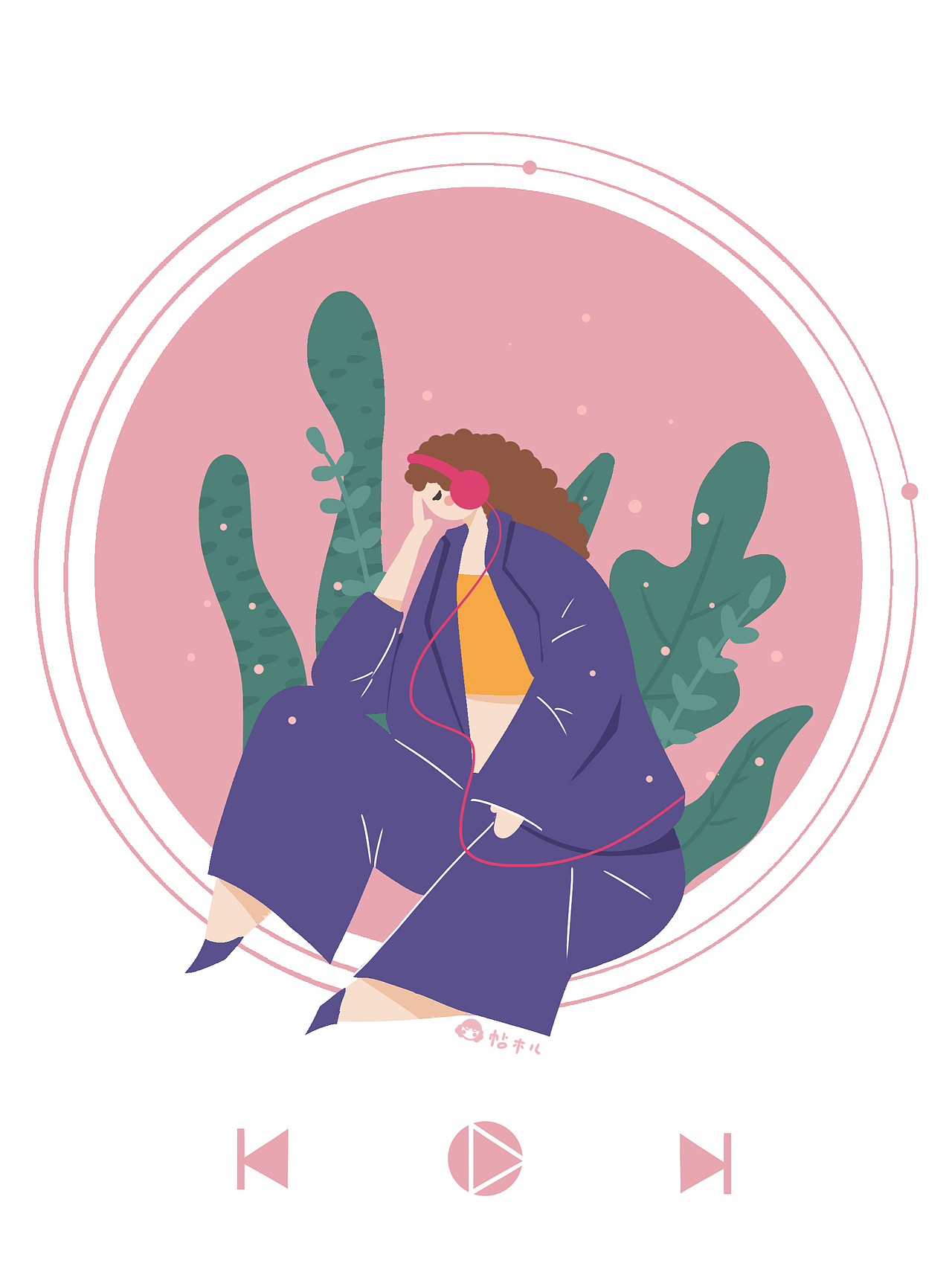 扁平风 | 小清新插画（图ZMjIzODMyNjgw） - 商业插画 - 站酷设计师帖木儿MIKO原创素材 - 站酷ZCOOL