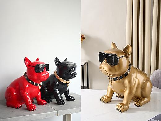 法斗犬摆件×静物摄影 | 电商产品拍摄