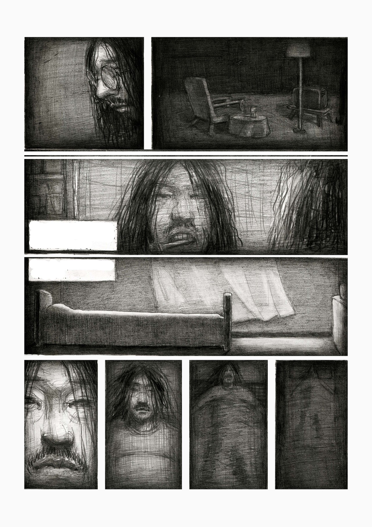 本科漫画创作分镜草图（图ZOTE3ODE1MjQ=） - 短篇/格漫 - 站酷设计师墨景同学原创素材 - 站酷ZCOOL