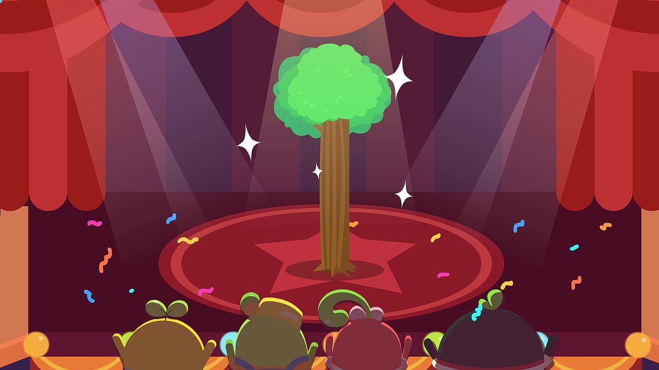 几何风儿童插画.方豆豆语文