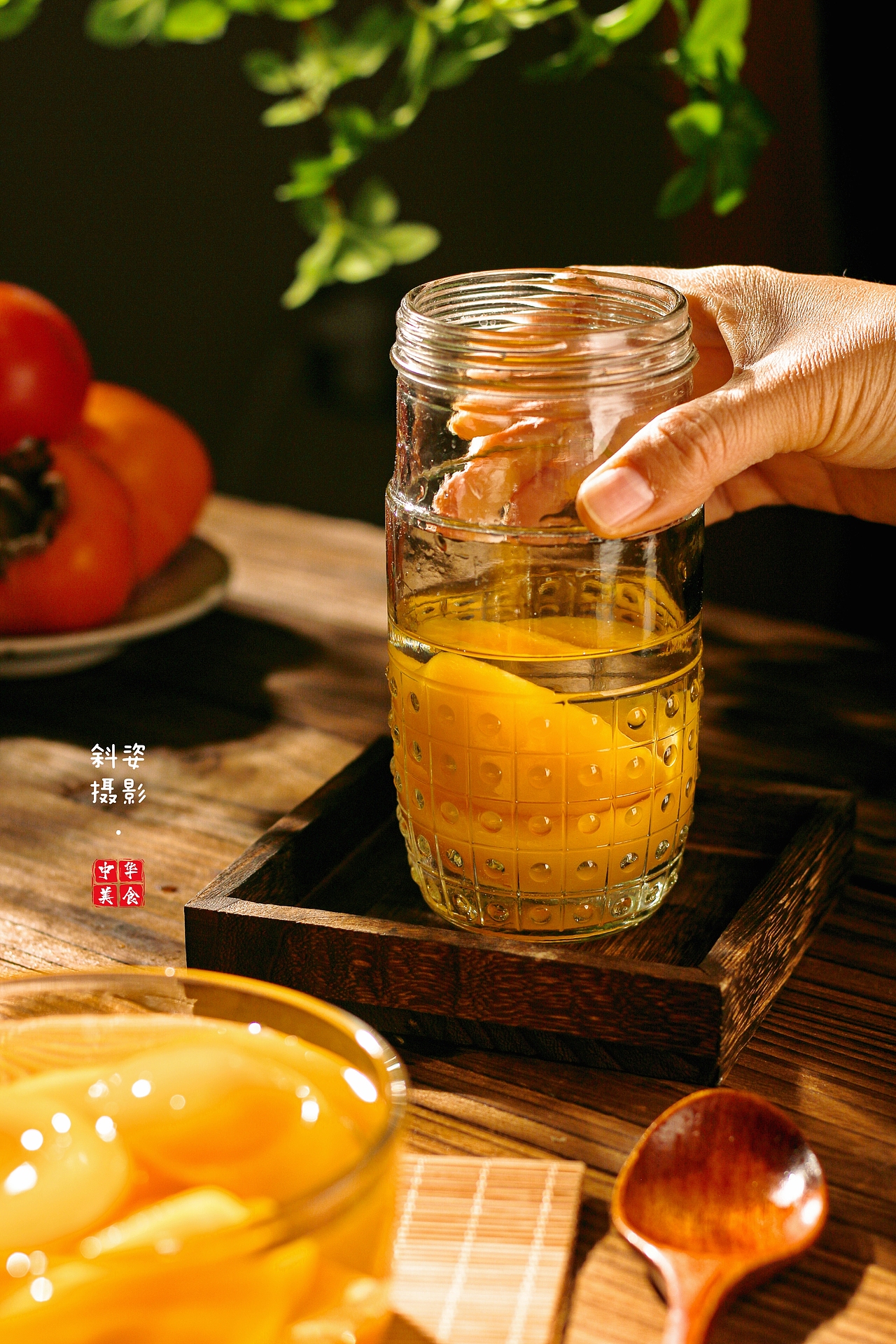 美食摄影|黄桃罐头