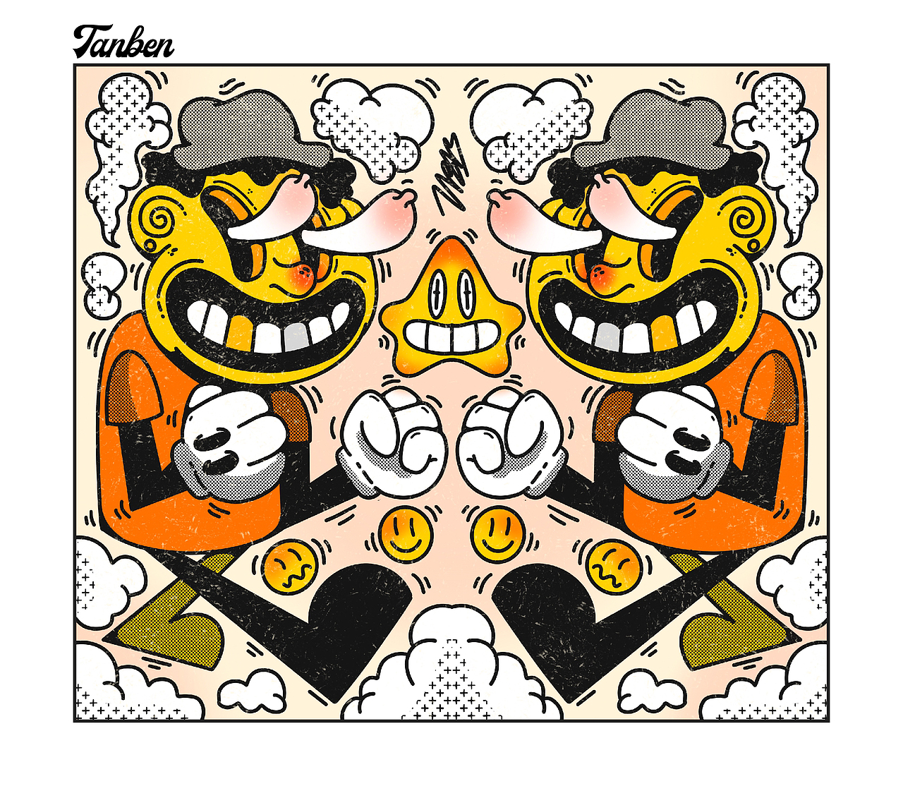 美式潮流插画（图ZMzAxODk2MDk2） - 新锐潮流插画 - 站酷设计师TANBBNAT原创素材 - 站酷ZCOOL