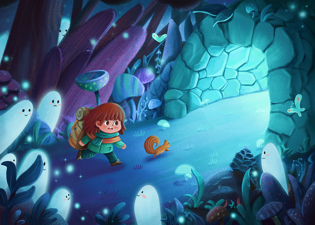 2022个人插画年度总结（图ZMzI4MjI1MTAw） - 儿童插画 - 站酷设计师朱小骞art原创素材 - 站酷ZCOOL