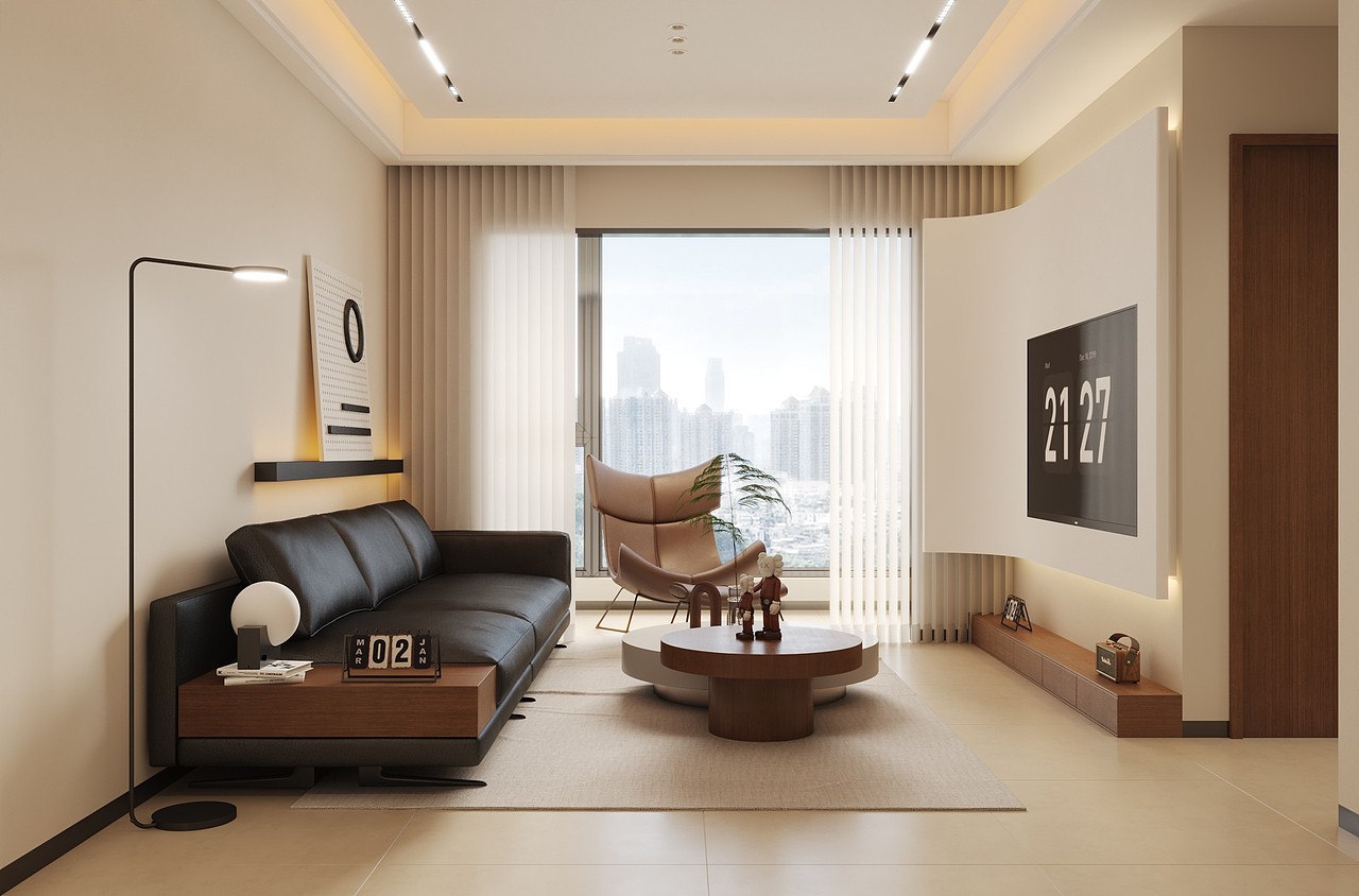 中古风客餐厅效果图表现