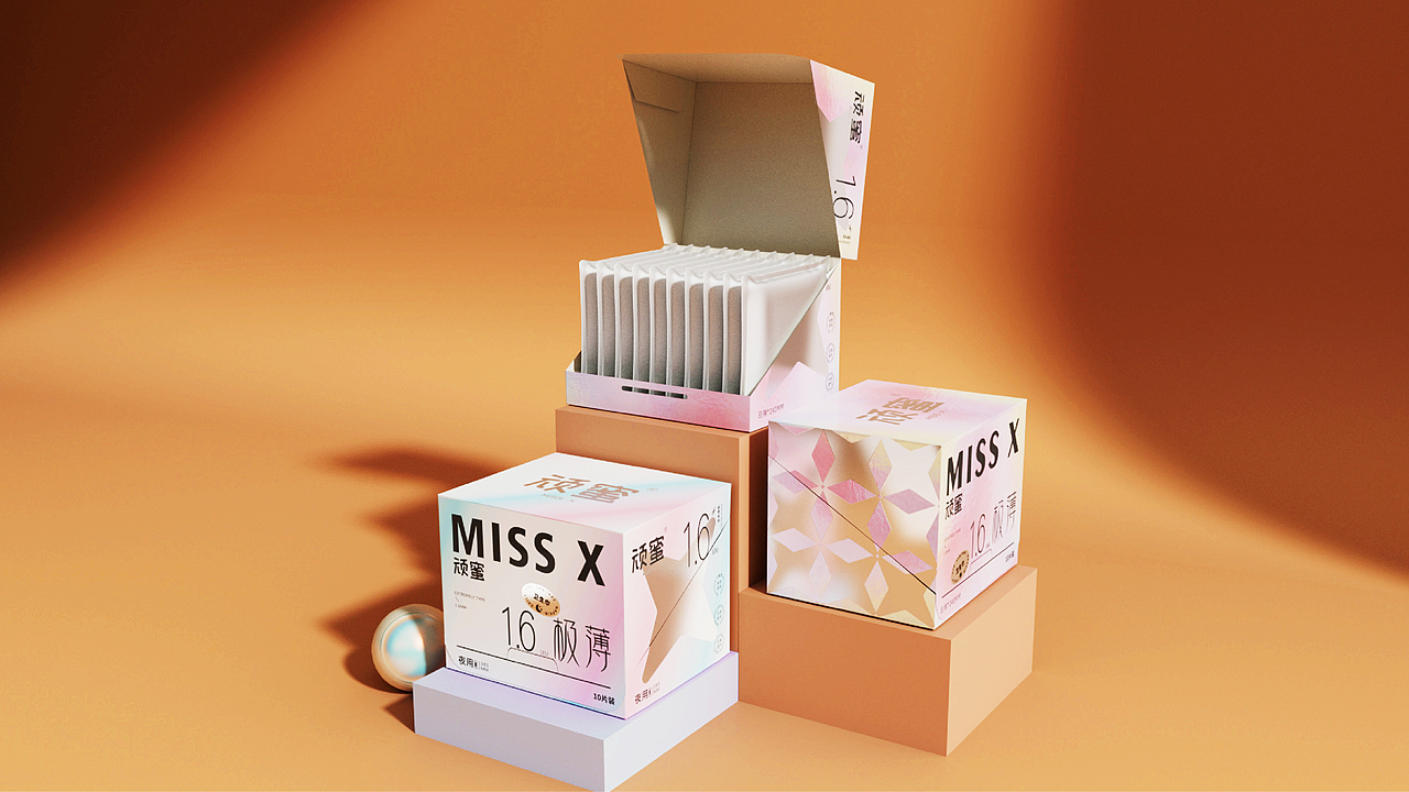 顽蜜x黑脉 | 卫生巾包装设计