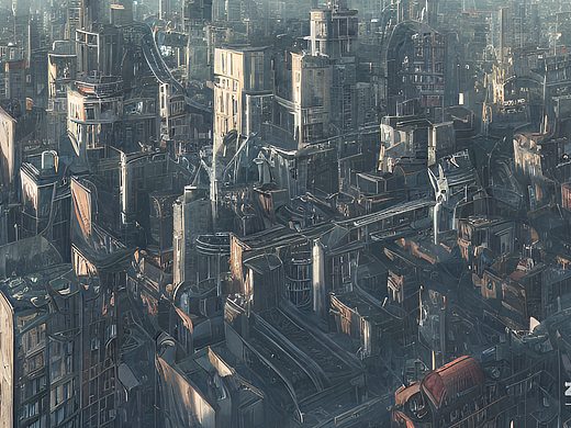 #AI创作实验室#怀旧城市（个人主页-ZNjI4MzA0MDg=） - AI作品 - 站酷设计师中国第一设计师原创素材 - 站酷ZCOOL