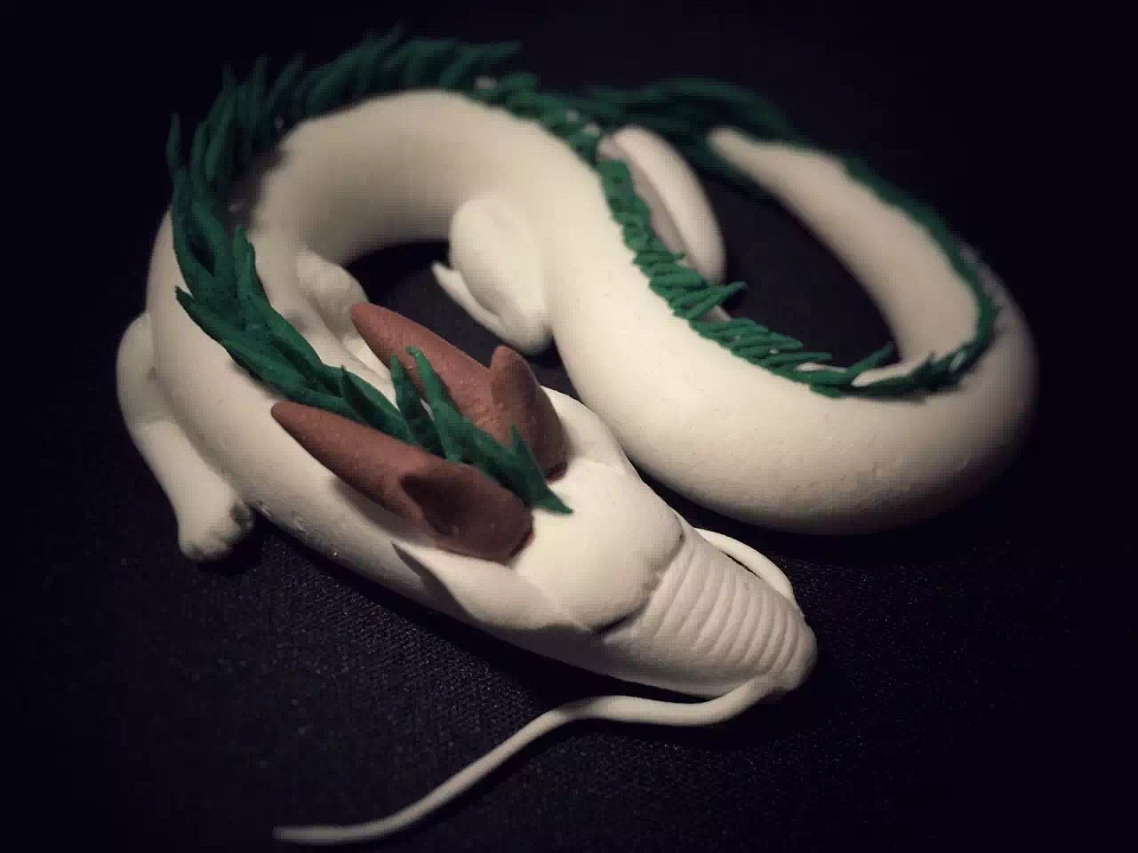 手作-小白龙超轻粘土