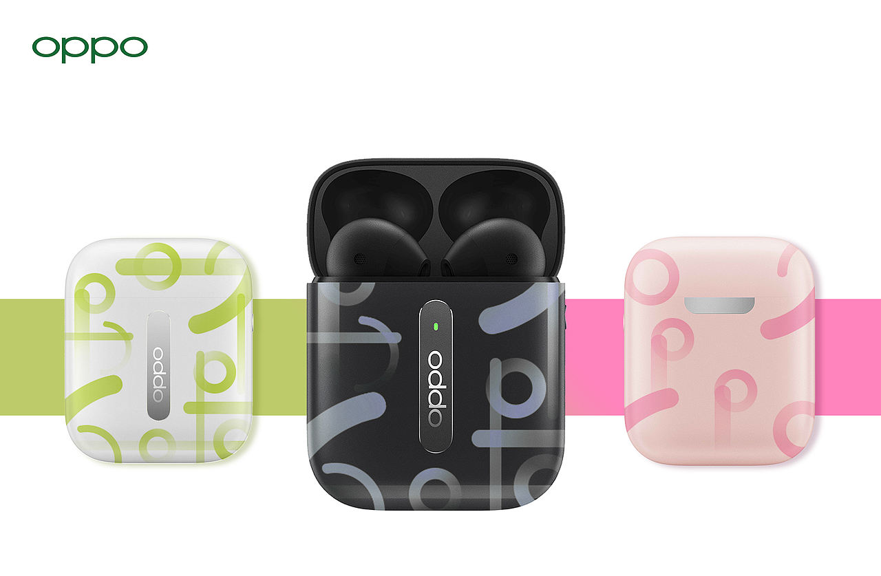 OPPO Enco Free耳机套设计大赛（图ZMTg5OTYzMTA4） - 图案 - 站酷设计师影子是小颖子原创素材 - 站酷ZCOOL