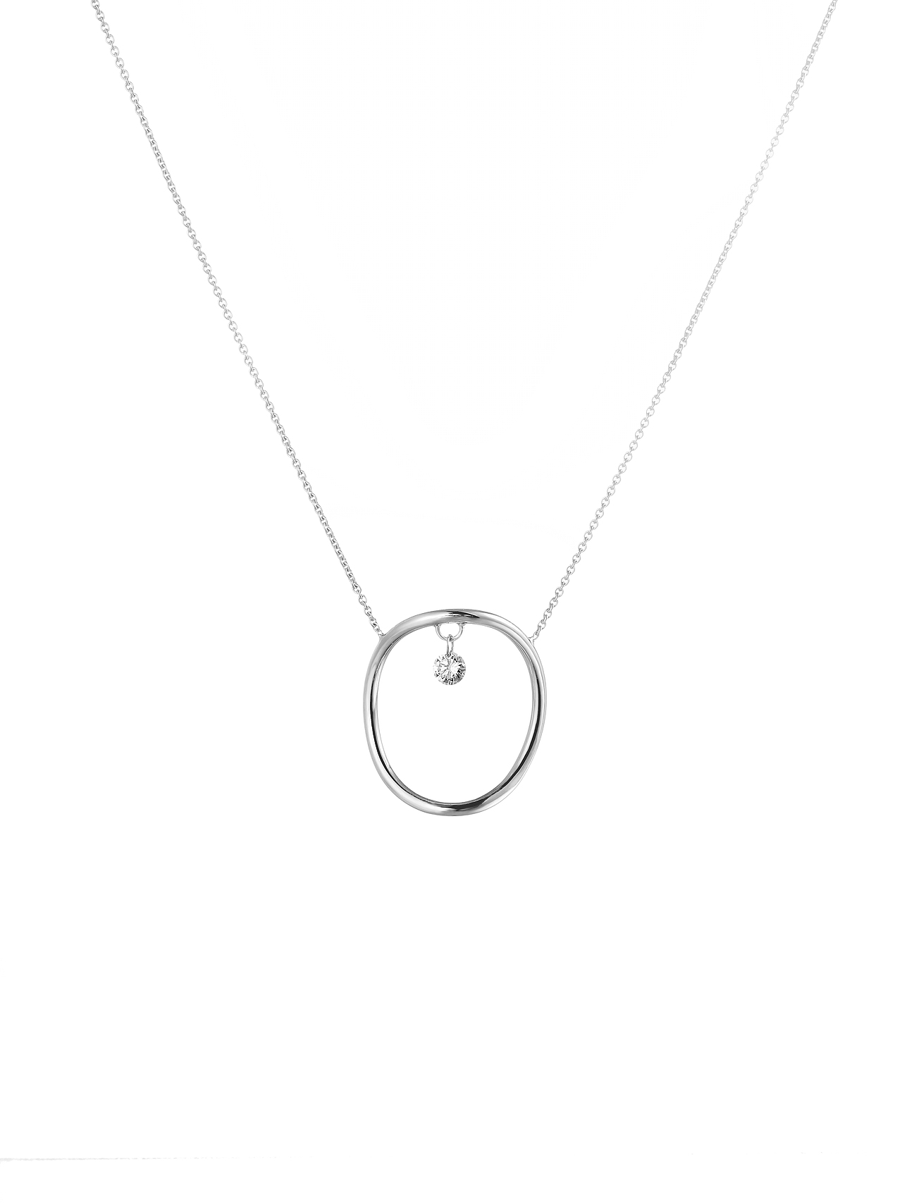 金属首饰白底拍摄