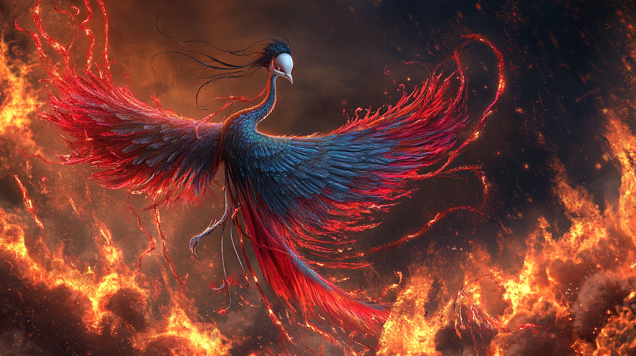 毕方的传说：神话中的神秘生物🌌✨（图ZMzc4NDczMzYw） - AI作品 - 站酷设计师快乐章章原创素材 - 站酷ZCOOL