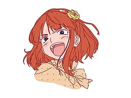 女孩儿插画