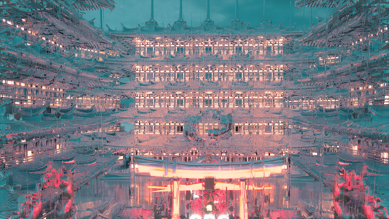 赛博朋克霓虹demo（图ZMjQ0MjcyNjA4） - 场景 - 站酷设计师SchonArtist原创素材 - 站酷ZCOOL