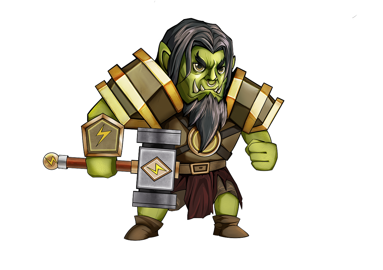 欧美卡通游戏人物素材