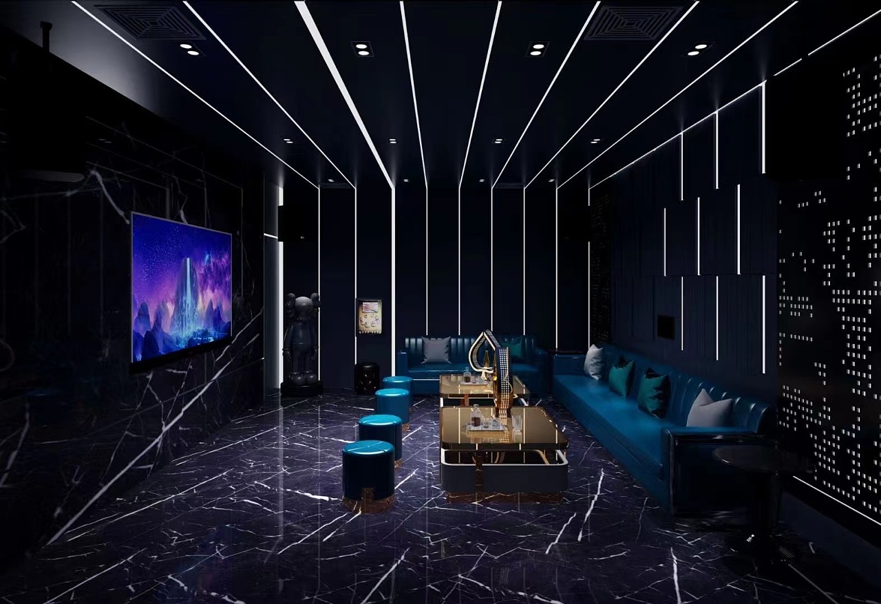 ktv设计|现代时尚潮流ktv设计,动感魅惑炫酷