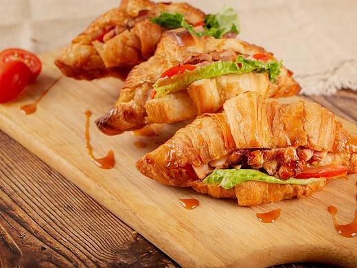 一组饮品+餐食拍摄