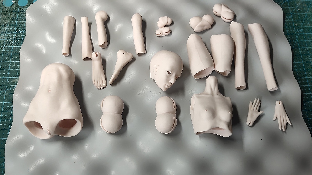 陶瓷bjd自制43厘米陶瓷人偶陶瓷娃娃