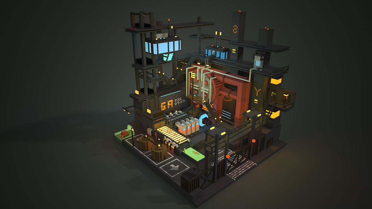 magicavoxel体素临摹（图ZMjE1NDE5MzI0） - 其他三维 - 站酷设计师Takuma_Y原创素材 - 站酷ZCOOL